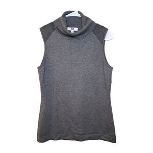 EE By Etcetera Women Cashmere Blend Knit Sleeveless Top Turtle Neck Size S